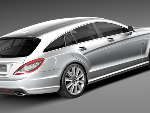 Mercedes-Benz CLS Shooting Brake 2013 Modelo 3D