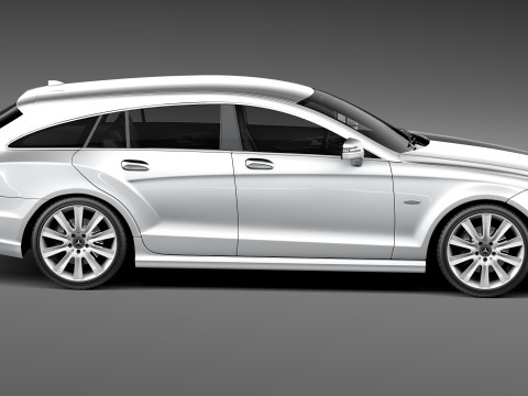 Mercedes-Benz CLS Shooting Brake 2013 Modelo 3D