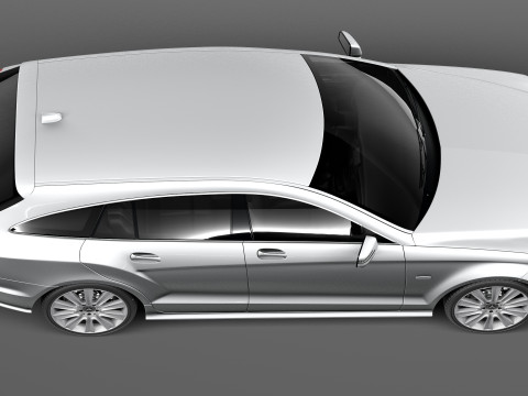 Mercedes-Benz CLS Shooting Brake 2013 Modelo 3D
