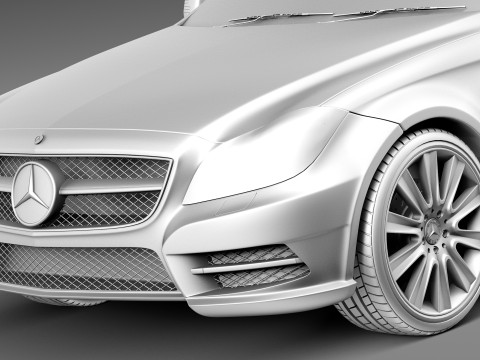Mercedes-Benz CLS Shooting Brake 2013 Modelo 3D