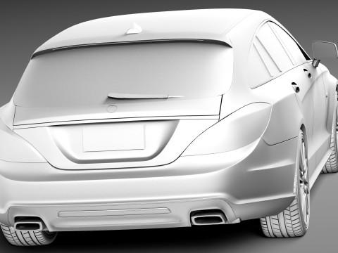 Mercedes-Benz CLS Shooting Brake 2013 Modelo 3D