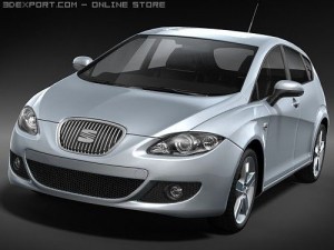Seat Leon 2006 3D मॉडल