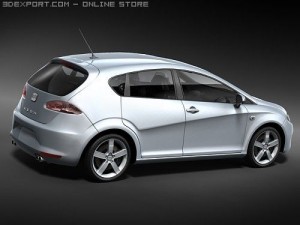 Seat Leon 2006 3D मॉडल