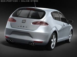 Seat Leon 2006 3D मॉडल