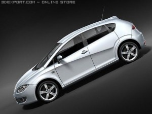 Seat Leon 2006 3D मॉडल