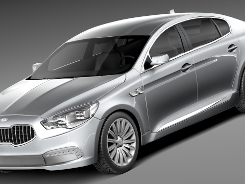 Kia K9 2013 3D Model