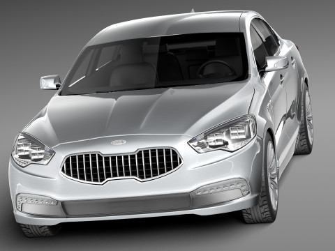 Kia K9 2013 3D Model