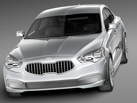 Kia K9 2013 3D Model