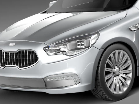 Kia K9 2013 3D Model