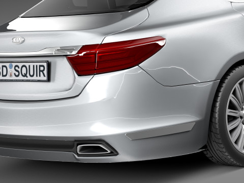 Kia K9 2013 3D Model