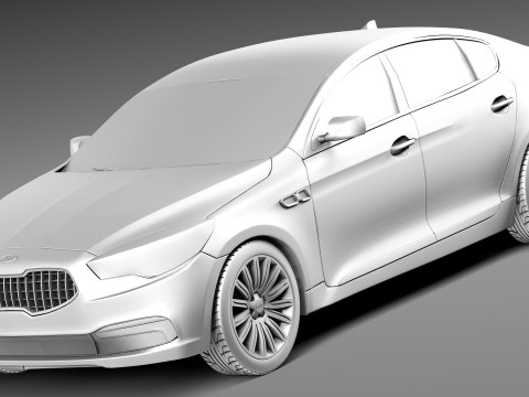 Kia K9 2013 3D Model