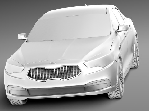 Kia K9 2013 3D Model