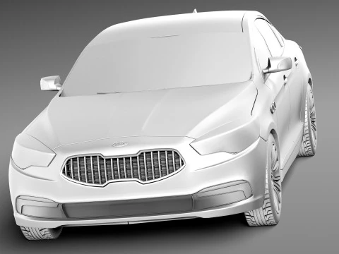 Kia K9 2013 3D Model