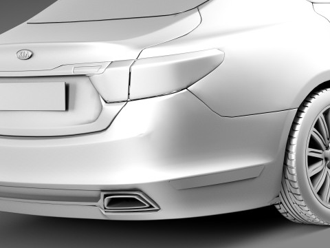 Kia K9 2013 3D Model