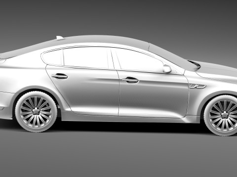 Kia K9 2013 3D Model
