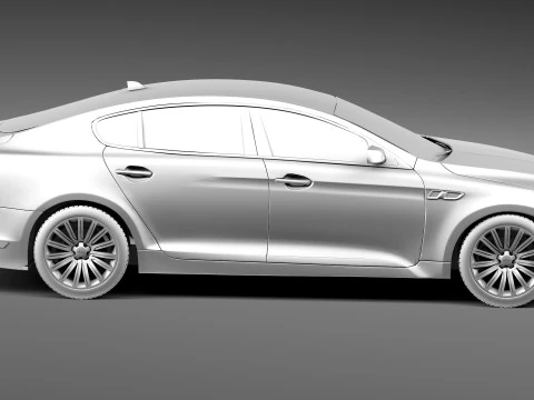 Kia K9 2013 3D Model