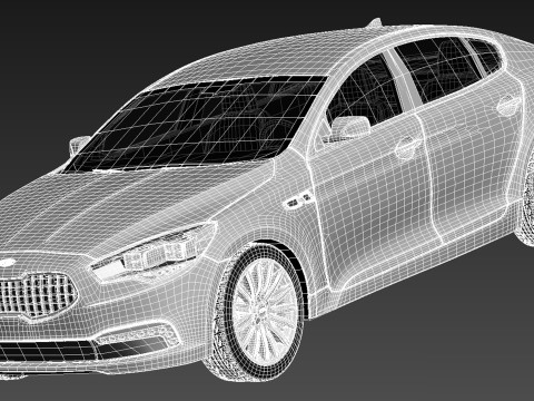 Kia K9 2013 3D Model