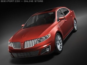 Lincoln MKS 2008 3D 模型