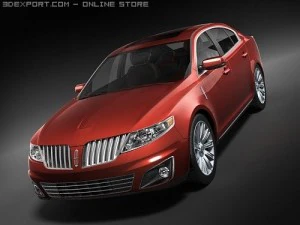 Lincoln MKS 2008 3D Model