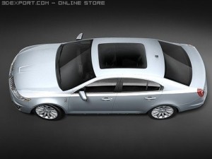 Lincoln MKS 2008 3D 模型