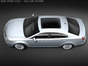 Lincoln MKS 2008 3D Model