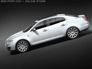 Lincoln MKS 2008 3D Model