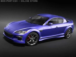 Mazda RX-8 2008 р.в 3D Модель