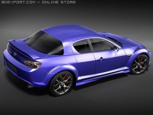 Mazda RX-8 2008 Modèle 3D