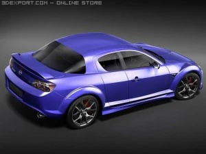 Mazda RX-8 2008 3D Model
