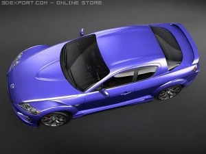 Mazda RX-8 2008 3D Model