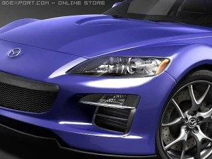 Mazda RX-8 2008 midpoly 3D Model