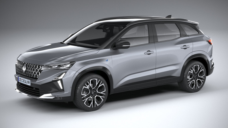 Renault Austral 2026 Modelo 3D .c4d .max .obj .3ds .fbx .stl .blend