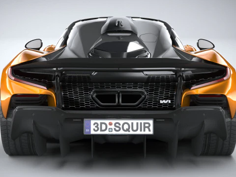 McLaren W1 2025 LowPoly Modelo 3D