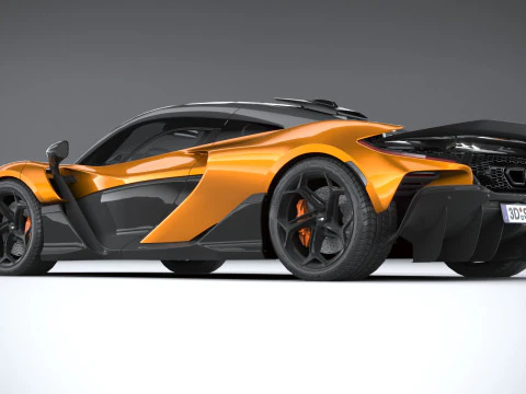 McLaren W1 2025 LowPoly Modelo 3D