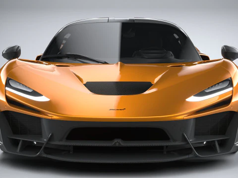 McLaren W1 2025 LowPoly Modelo 3D