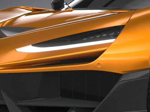 Mclaren W1 2025 LowPoly 3D 模型