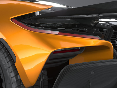 Mclaren W1 2025 LowPoly 3D 模型