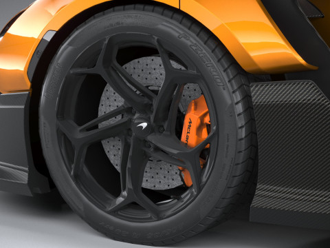 Mclaren W1 2025 LowPoly 3D 模型