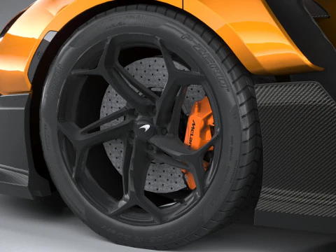 McLaren W1 2025 LowPoly Modelo 3D