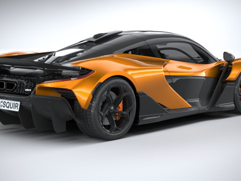 Mclaren W1 2025 LowPoly 3D 模型
