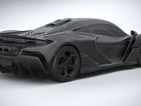 Mclaren W1 2025 LowPoly 3D 模型