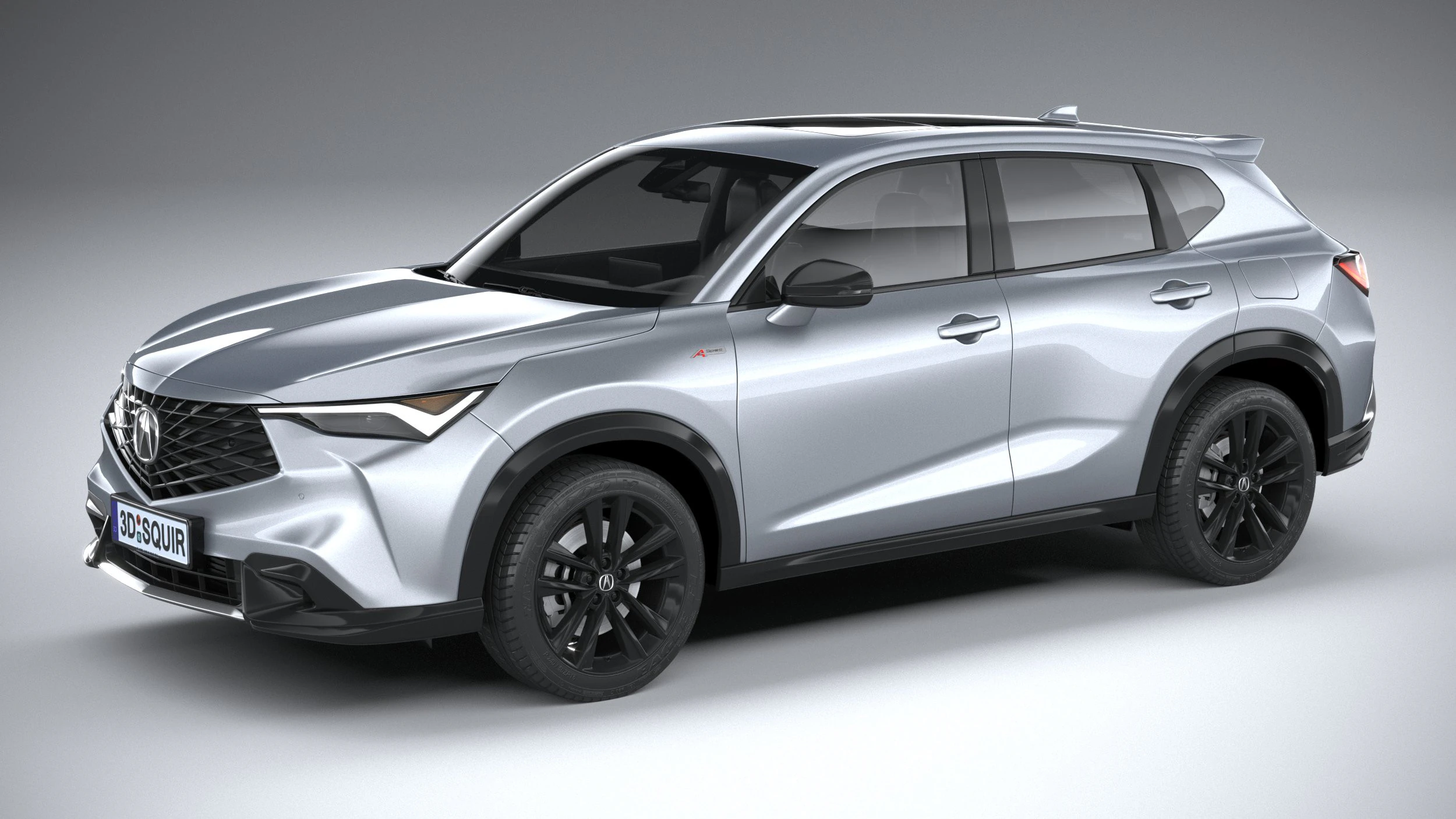 Acura ADX 2025 3D Model .c4d .max .obj .3ds .fbx .stl .blend