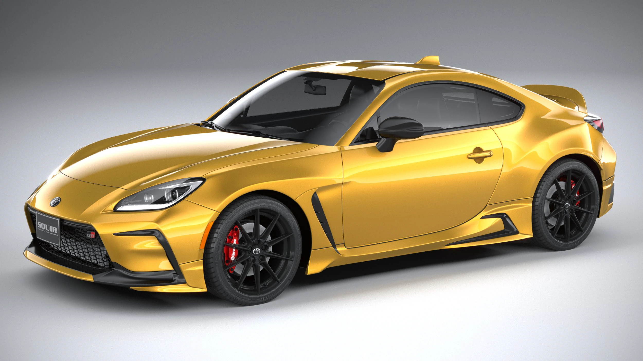 Toyota GR86 Yuzu Edition 2026 3D Model .c4d .max .obj .3ds .fbx .stl .blend 