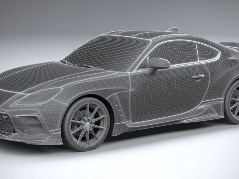 Toyota GR86 Yuzu Edition 2026 3D Model