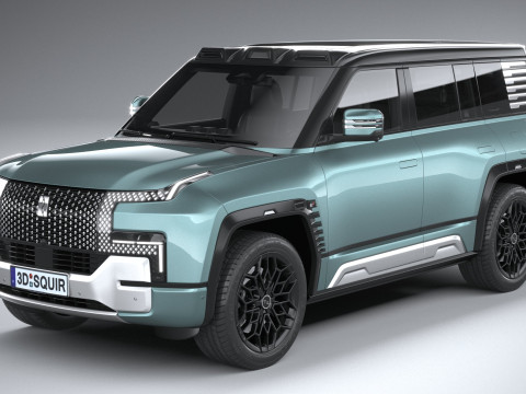 BYD Yangwang U8 2024 3D Model