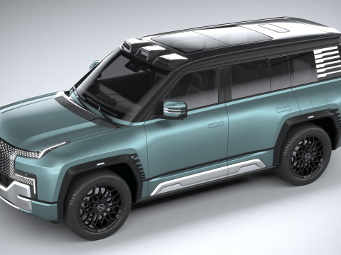 BYD Yangwang U8 2024 3D Model