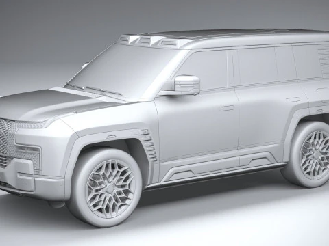 BYD Yangwang U8 2024 3D Model