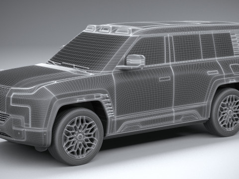 BYD Yangwang U8 2024 3D Model