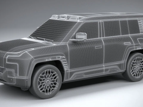 BYD Yangwang U8 2024 3D Model