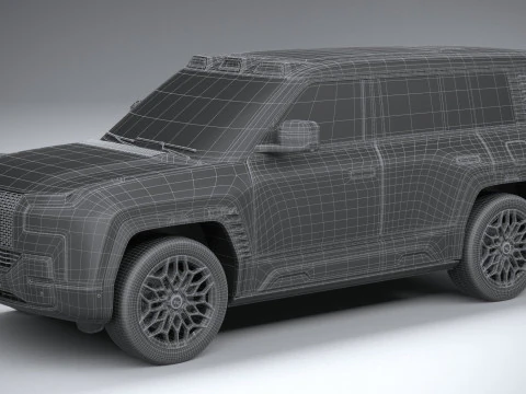 BYD Yangwang U8 2024 3D Model